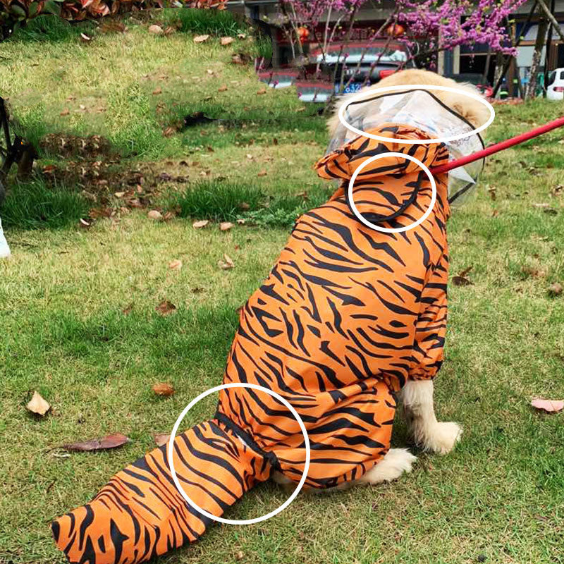 Raincoat All-inclusive Four-legged Pet Transformation Suit