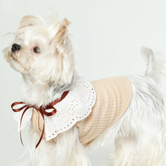 Pet Floral Neck Bow Cute Vest Clothes