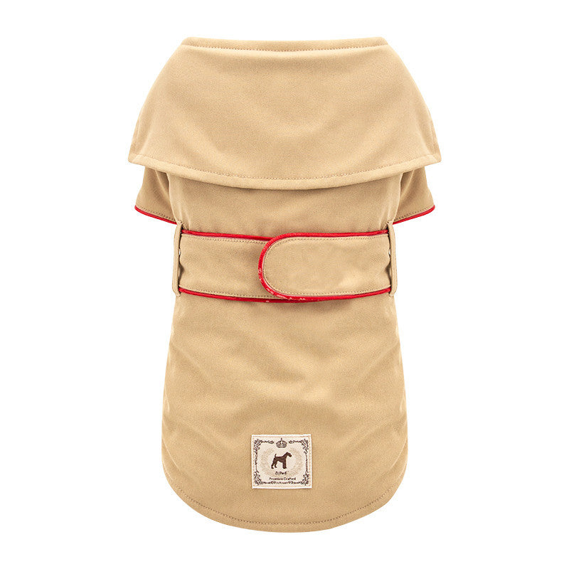 All Cotton Convenient Pet Dog Clothing Overcoat