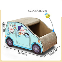 Cat Scratching Scooter SUV Car Shaped Scratching Board