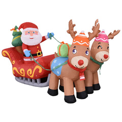 Elk Sleigh Santa Claus Inflatable Gift Pack