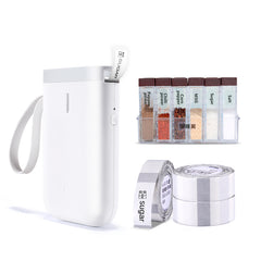 D11 Label Printer Bluetooth Household Non Drying Label Machine Fast Printing Home Use Office