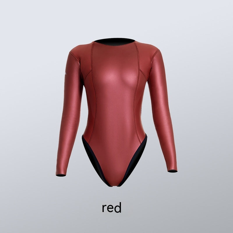 Diving Suit Female 2mm Super Elastic CR Bikini Backless Wet Free Diving Surfing Warm Diving Suit