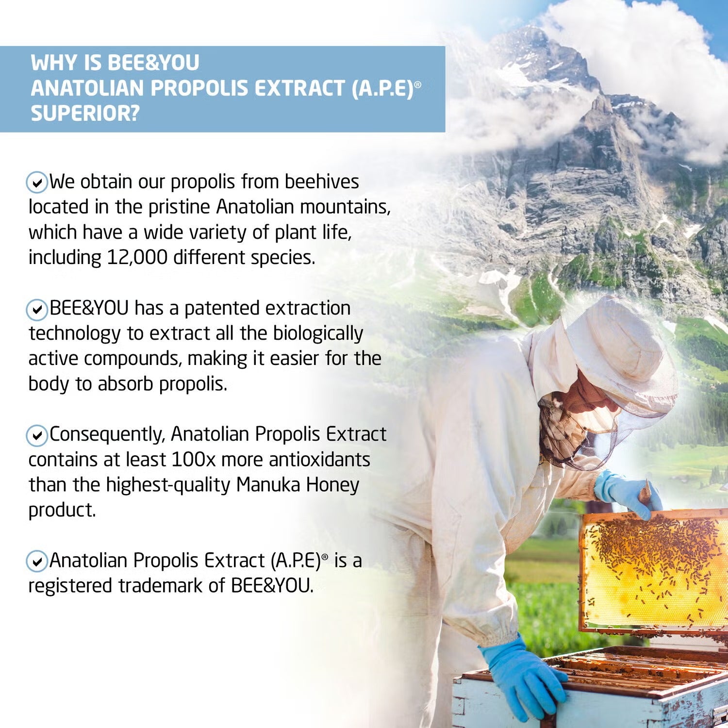 Propolis: 30% Pure Propolis Extract with Vitamin D3 & K2 - 30 ml. (30 Servings)