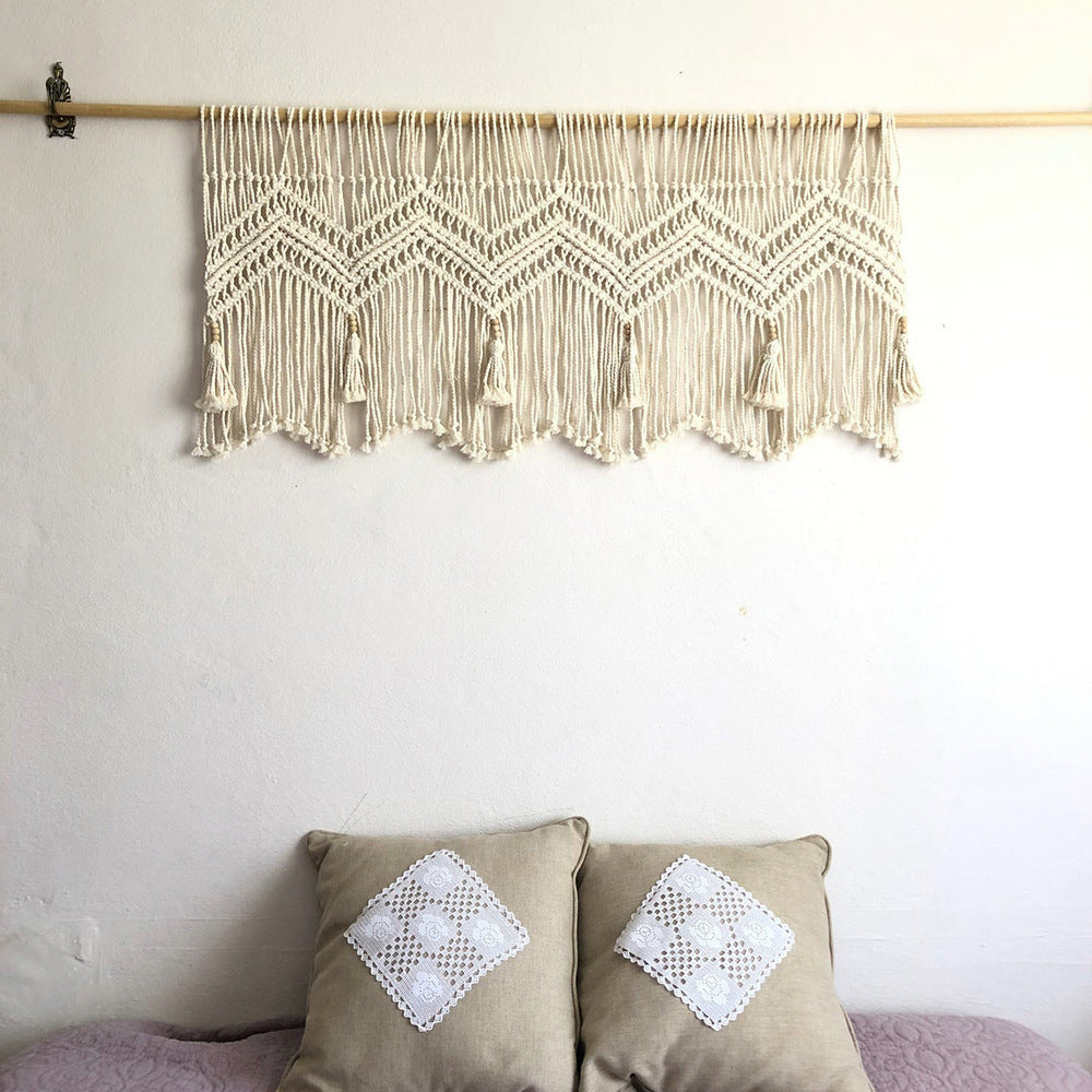 Room Decoration Cotton Rope Woven Tapestry