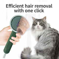 Pet Germicidal Sterilizing Comb Usb Rechargeable Cat Dog Automatic Hair Removal Brush Floating Beauty Comb Grooming Tool