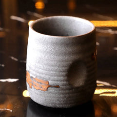 Barware Japanese style brushed ceramic water cup