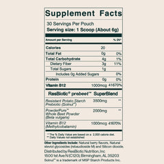 resbiotic® - prebeet ENERGY+ Prebiotic - 180 grams (30 Servings)