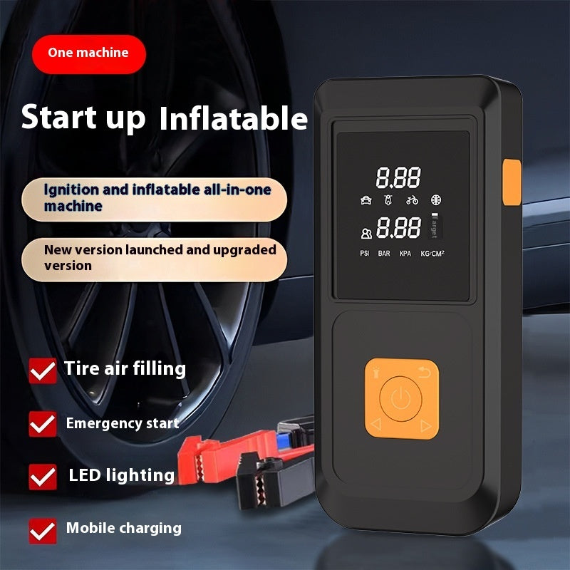 Vehicle Air Intelligent Digital Display Car Start Emergency Supply All-in-one Multi-function Power Bank Power Supply