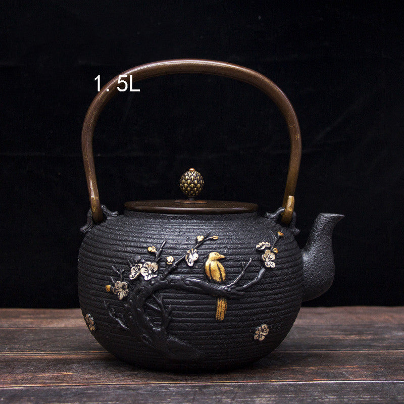 Japanese Handmade Iron Teapot Kettle Set