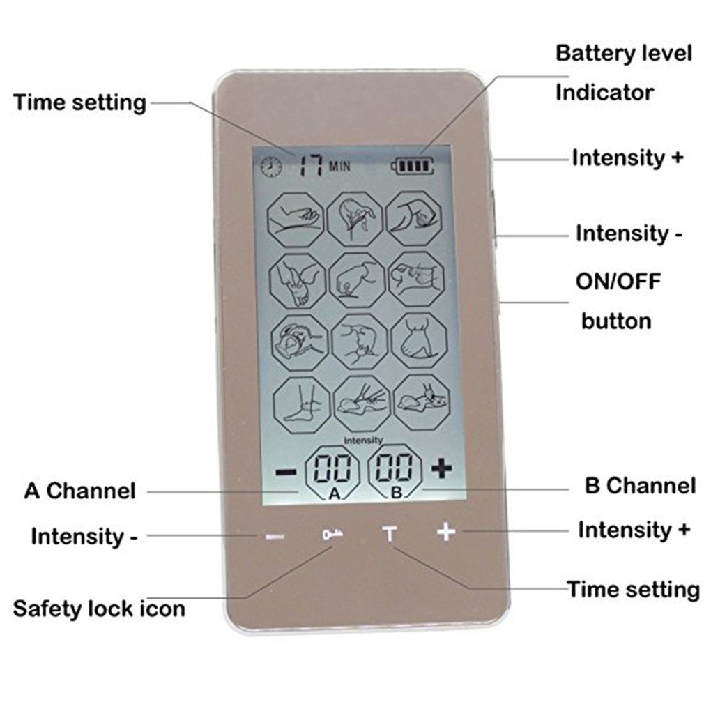 12 mode charging multifunctional massage instrument