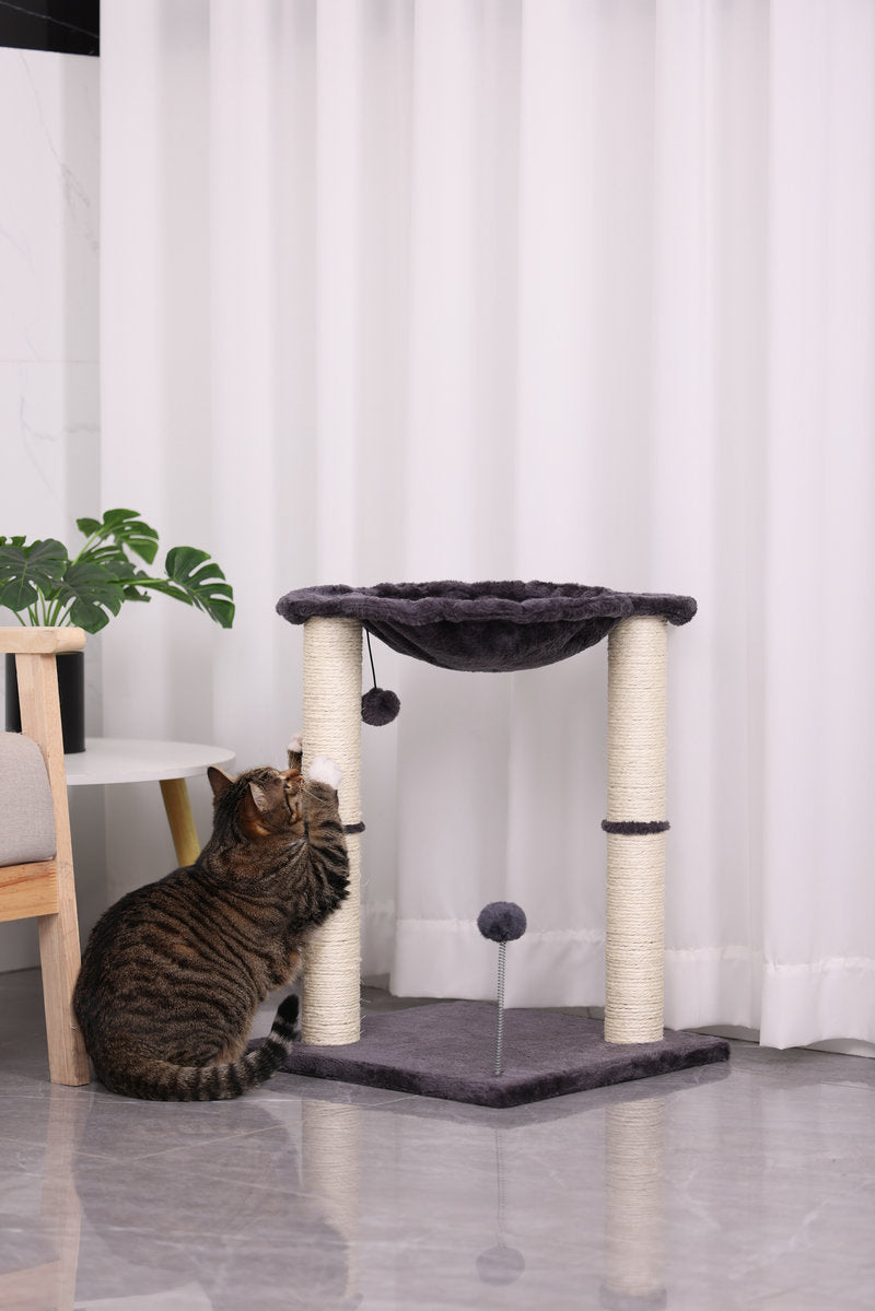 Integrated Cat Scratching Pillar Toy With Nest