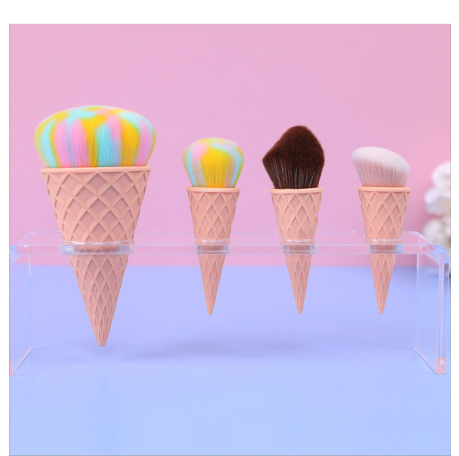 Ice Cream Cute Fiber Hair Makeup Brush