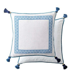 Blue And White Porcelain New Chinese Style Living Room Office Sofa Cushion Cover