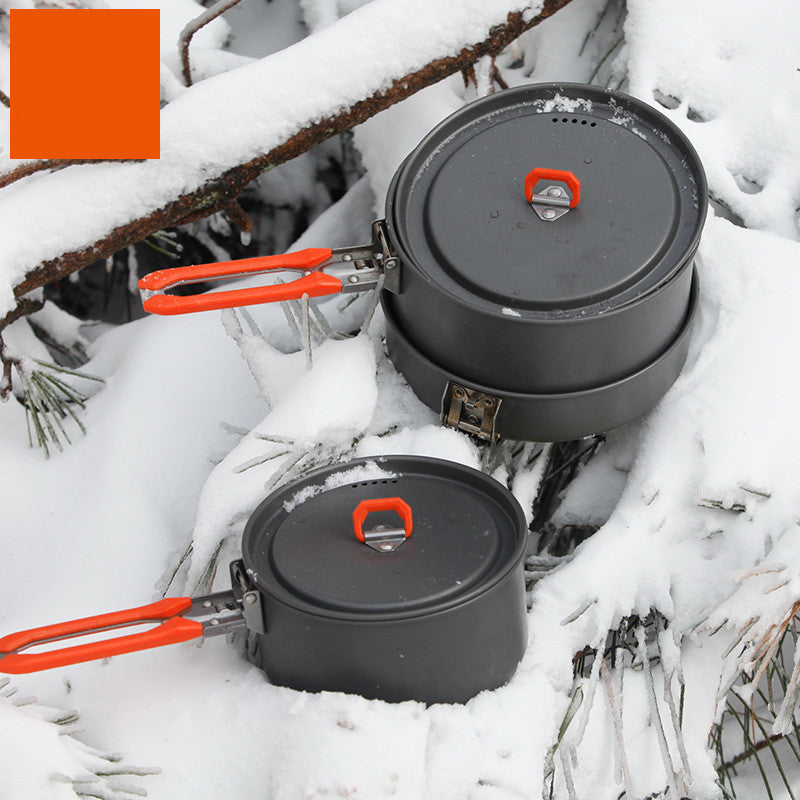 Portable Cooker With High Efficiency Folding Handle Set