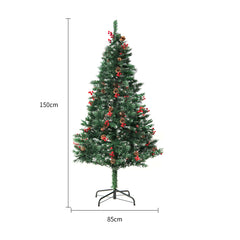 PVC Simulation Snowfall Display Window Decoration Christmas Tree