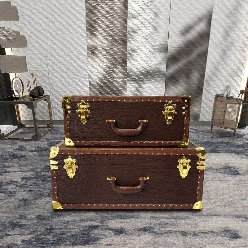 Retro Storage Box Portable Props European Decoration