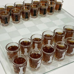 Crystal Wine Cup Chess Bar Game