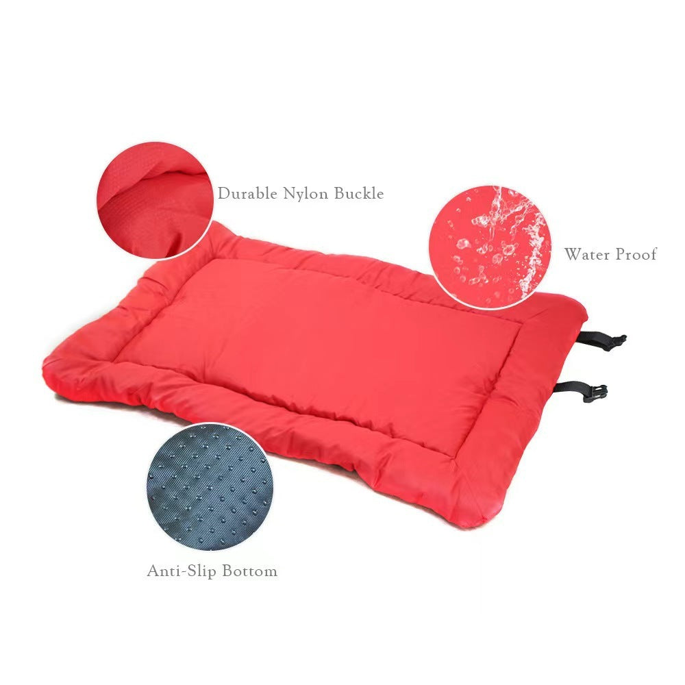 Outdoor Dog Bed Portable Camping Travel Dog Bed Soft  Comfortable Waterproof Non-Slip Machine Washable Easy To Clean Pet Mat For Small Medium And Large Dog And Cat