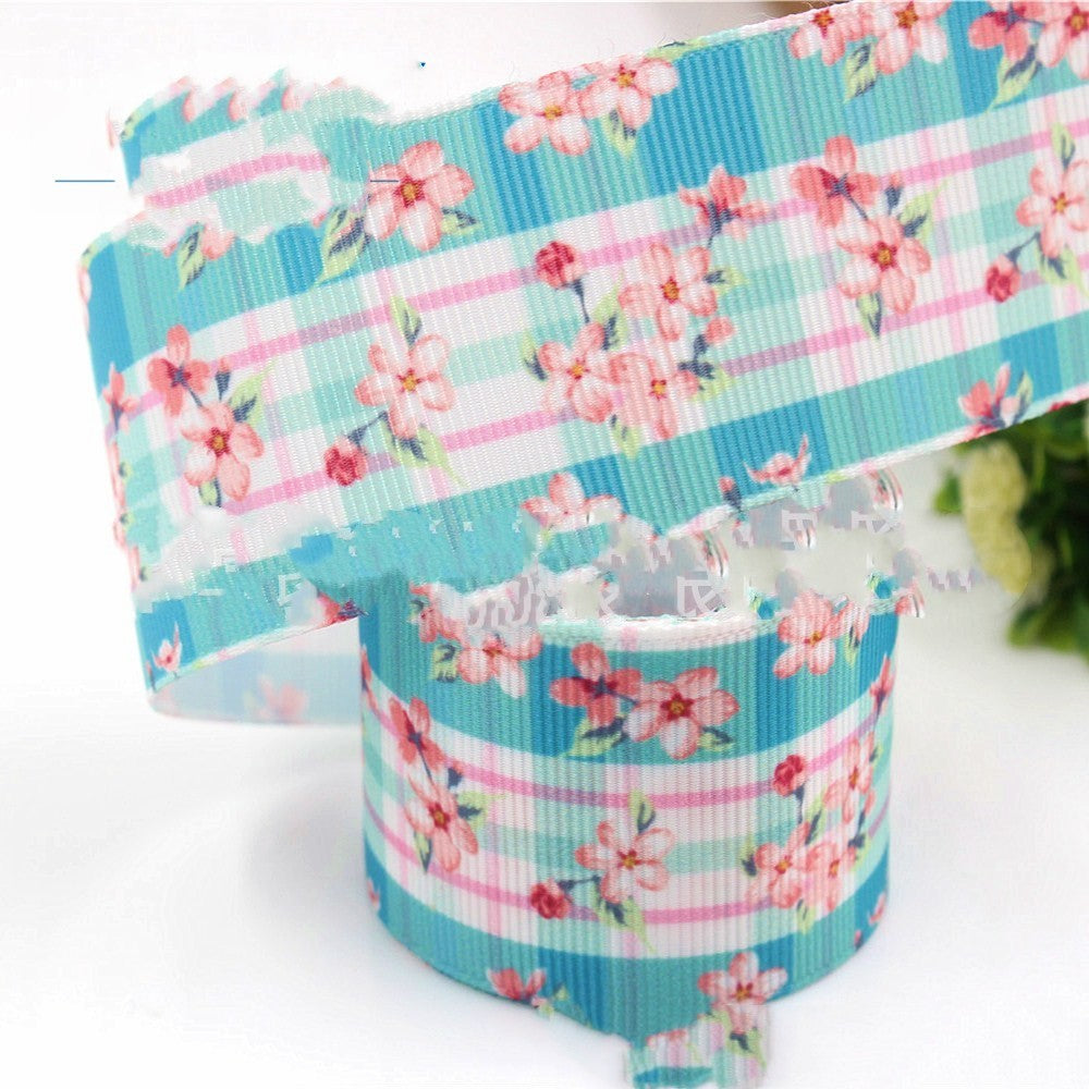 38mm Pattern Thermal Transfer Thread Ribbon DIY Handmade Packaging Accessories