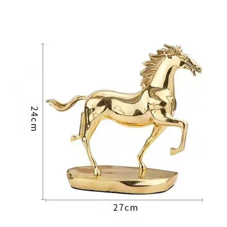 Light Luxury Pure Copper Horse Ornaments Are Successful