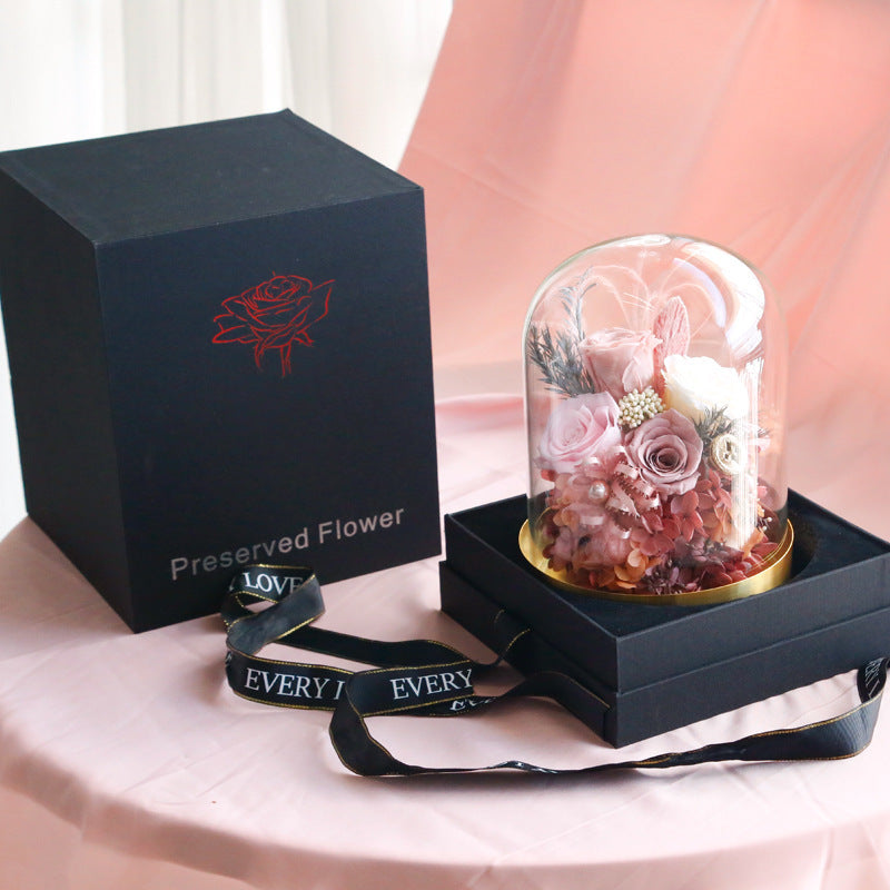 Valentine's Day Preserved Flower Heart-shaped Birthday Gift