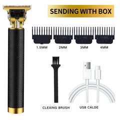 USB Electric Hair Clippers Rechargeable Shaver Beard Trimmer