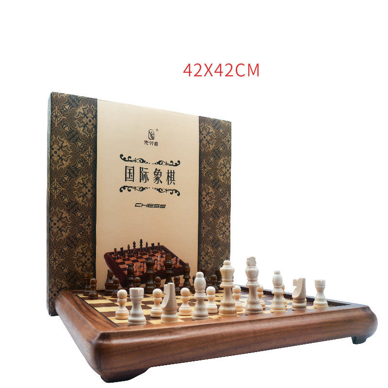 Large Children's Game For Chess With Magnetic Board Chess Pieces