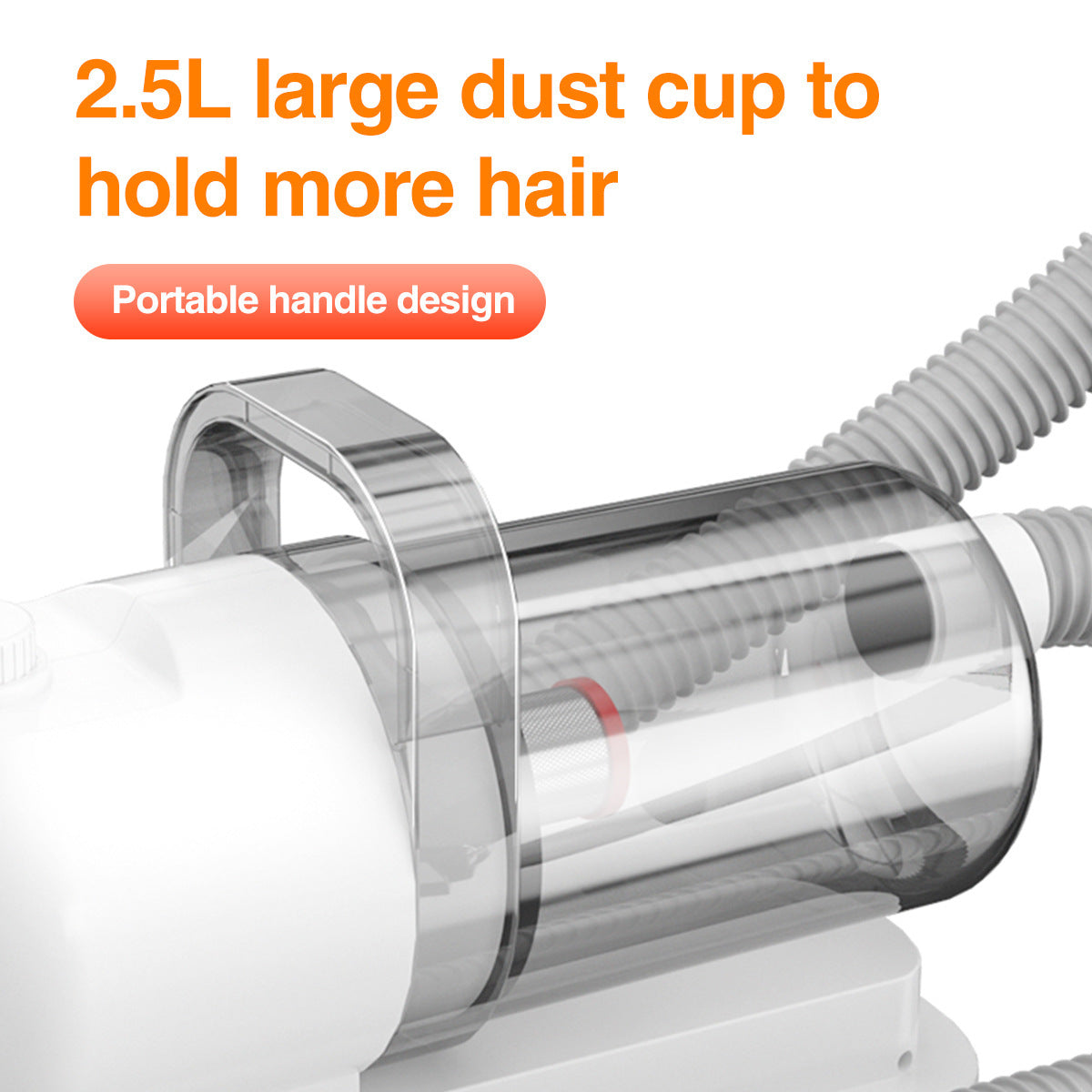 Pet Suction And Scissors All-in-one Machine Dust Collection Suit Multi-function Hair Care Device