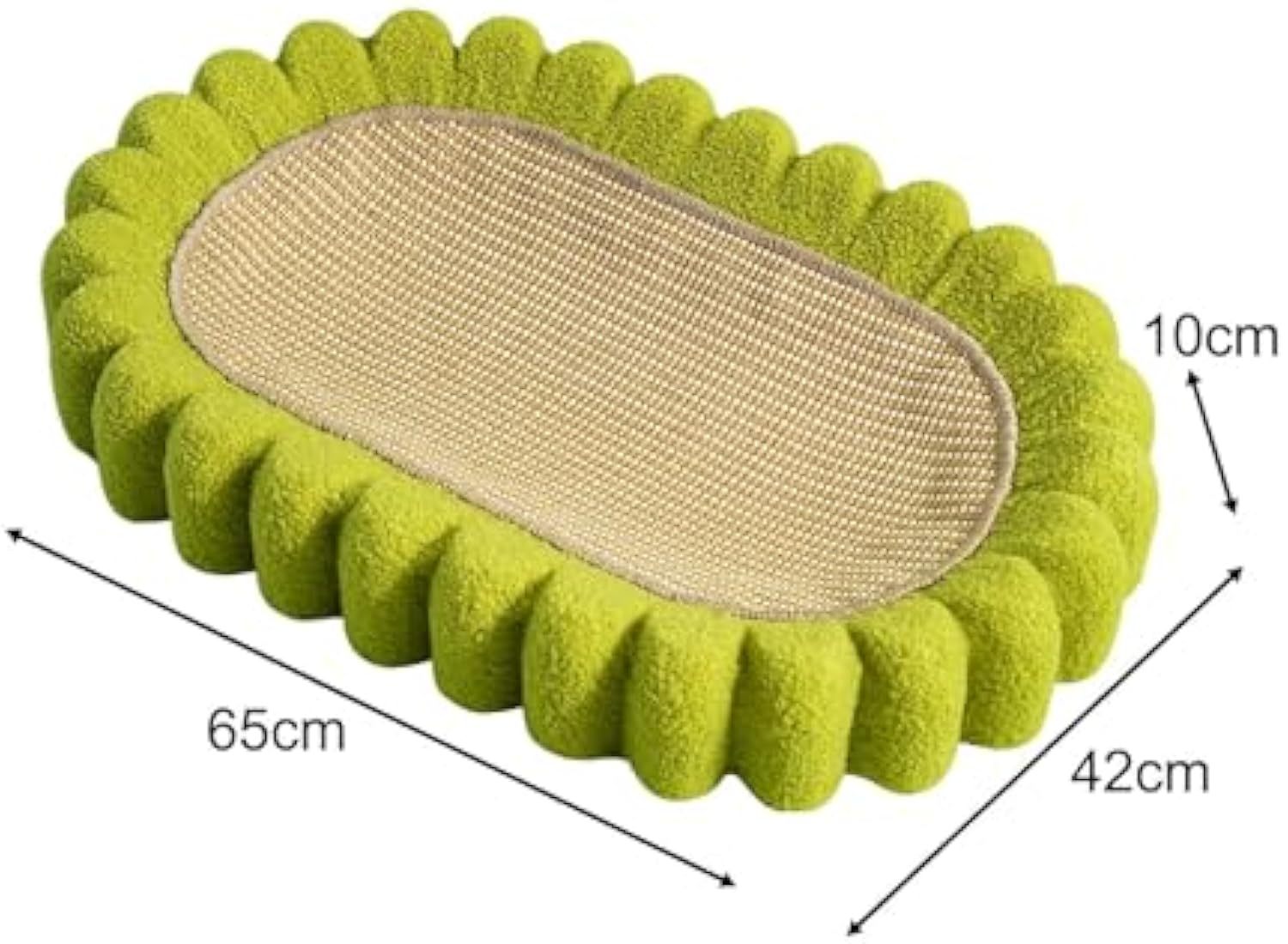 Oval Cat Scratch Pad Bowl Car Scratching Board Cat Nest Furniture Protector Cat Scratcher Cardboard Kitty Scratching Pad