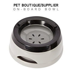 Pet Dog Bowls Floating Not Wetting Mouth Cat Bowl No Spill Drinking Water Feeder Plastic Portable Dog Bowl Dog Accessories