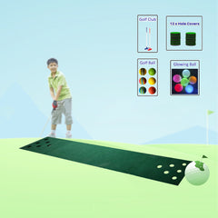 Golf Putting 12 Hole Green Practice Device