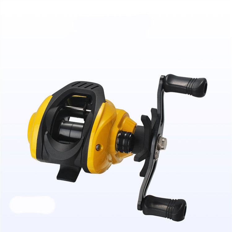 Small Yellow Water Drop Wheel Luya Wheel Fishing Reel Lei Qiang Hit Black Micro-object Modification Wheel