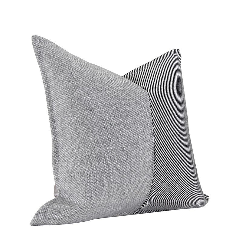 Silver Slim Spliced Cushion Simple And Luxury Sofa Square