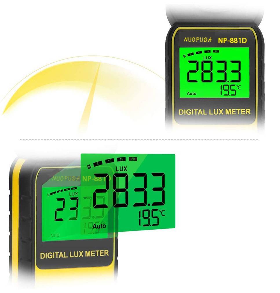 High precision lumen tester illuminance meter