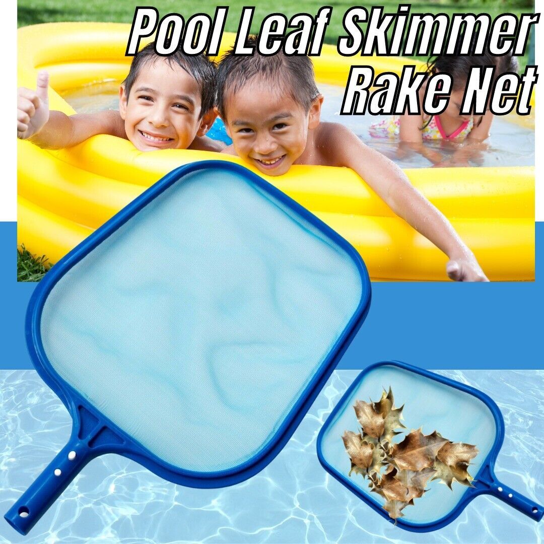 Pool Spa Hot Tub Pond Fountain Leaf Skimmer Rake Net For Removing Leaf, Debris,