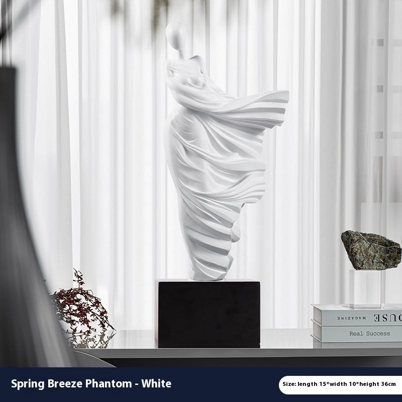 Minimalist Abstract Art Style Half Body Statue Ornaments