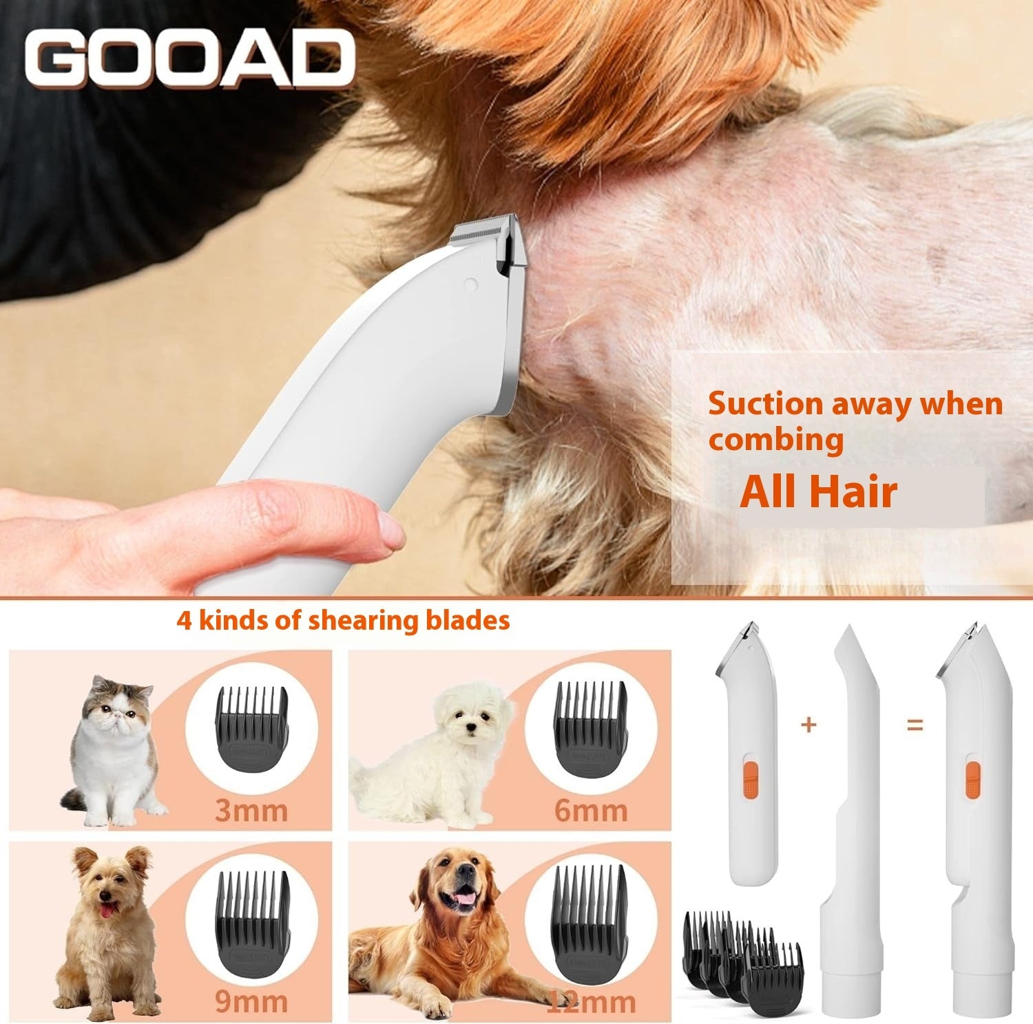 Multifunctional Pet Hair Conditioner Dog Vacuum Suit