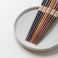 Solid Wood Chopsticks Set Home Handmade Pointed Non-slip