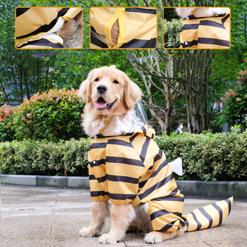 Raincoat All-inclusive Four-legged Pet Transformation Suit