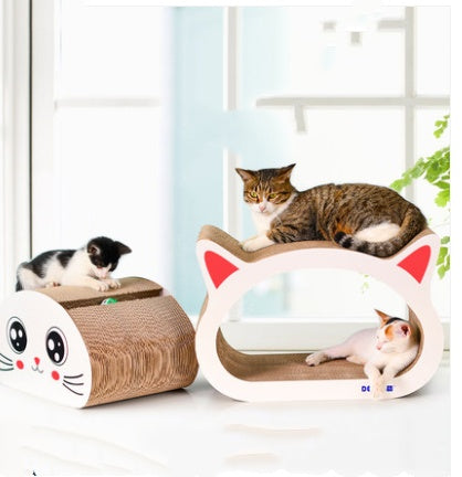 Cat Scratching Board Corrugated Paper Grinding Paw Sofa Cat Scratching Pad