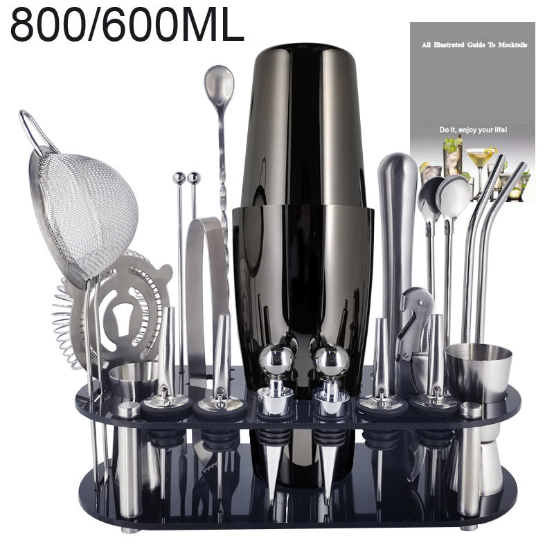 Boston Cocktail Shaker Bar Tools Wine Mixer Set