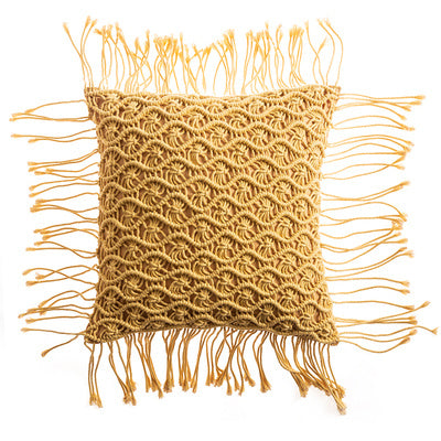 Hand-woven Cotton Thread Cushion Cover