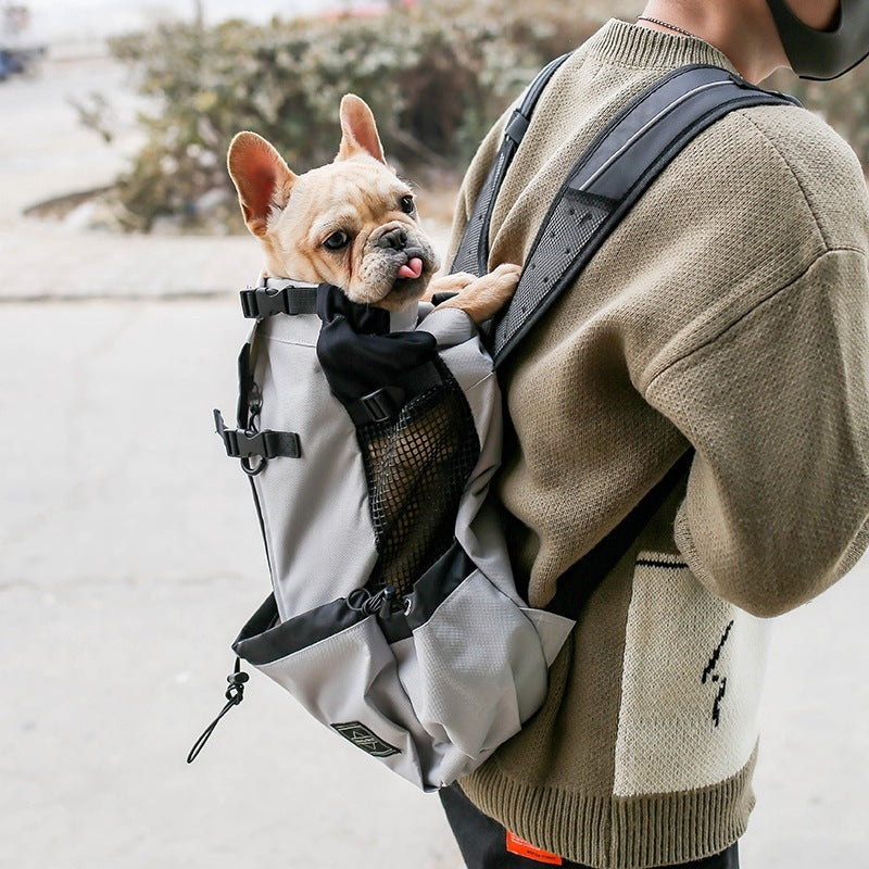 Pet Dog Carrier Bag Carrier For Dogs Backpack Out Double Shoulder Portable Travel Backpack Outdoor Dog Carrier Bag Travel