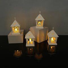 Mini Iron Lamp Crafts Home Decorative Crafts Ornaments