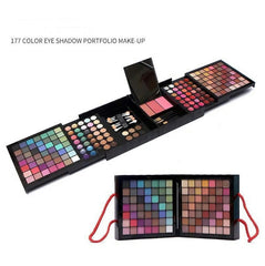 A Foreign Trade On Behalf Of Explosion Deluxe 177 Color Eye Shadow  Bronzing Plate Combination Makeup Set White Optional