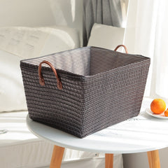 Household Fashion Cotton String Storage Basket Dirty