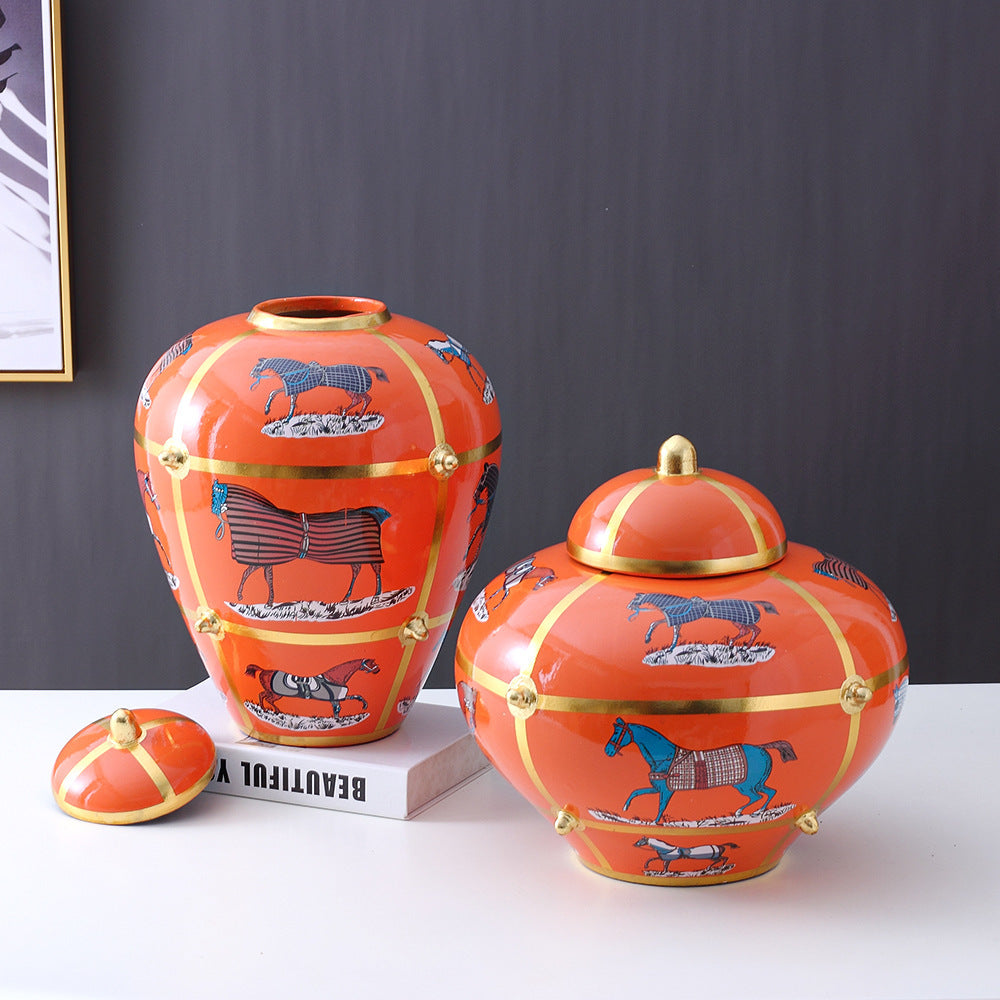 Creative New Chinese Retro Ceramic Pot