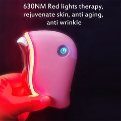 Constant Temperature Heating Color Light Vibration Face Massage Beauty Instrument