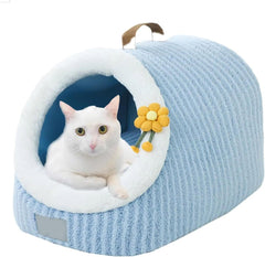 Cat House For Cats Cat Beds For Indoor Cats Cat Bed Cave With Removable Washable Cushioned Pillow  Calming Cozy Soft Cat Cave